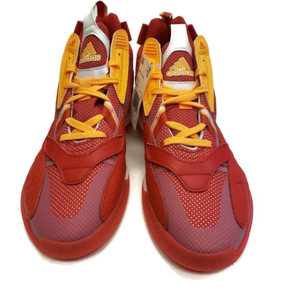 Adidas Zone Boost Mens 10 Atlanta Hawks Basketball Shoes FY0869 Collegiate Red